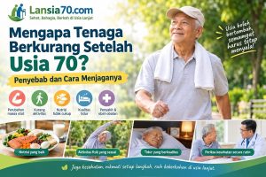 Lansia menjaga kekuatan dan tenaga setelah usia 70 tahun